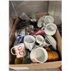 Image 1 : Assorted kitchen items glasses etc