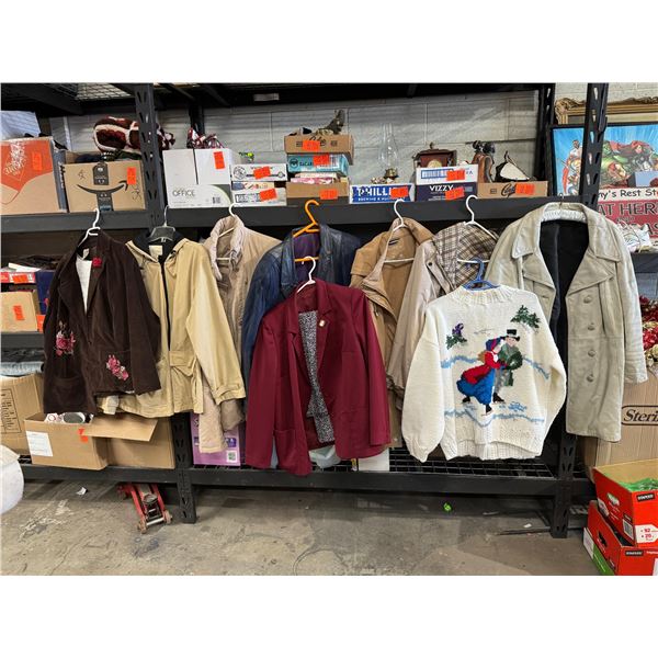 Coats and other clothing