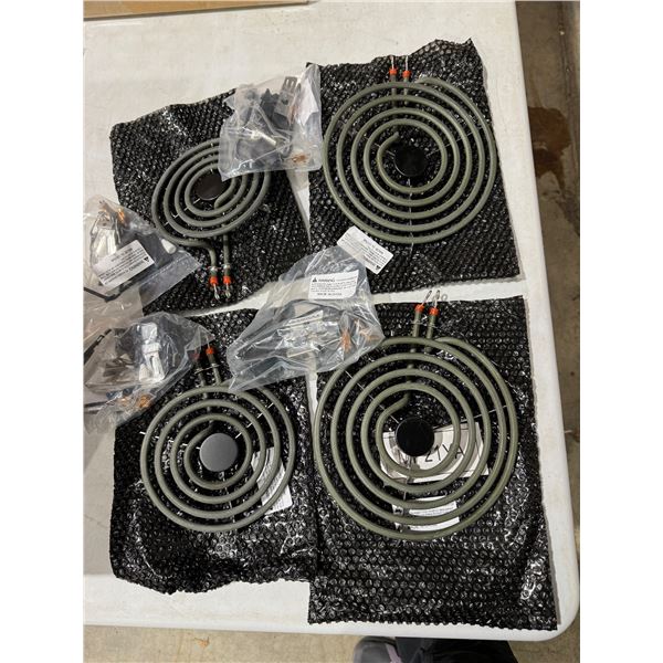 New burner receptacles