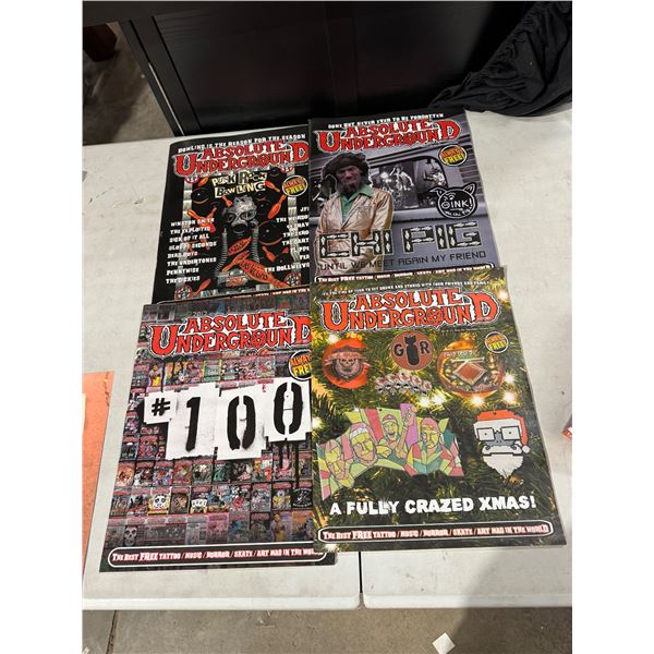 Absolute underground mags (4)