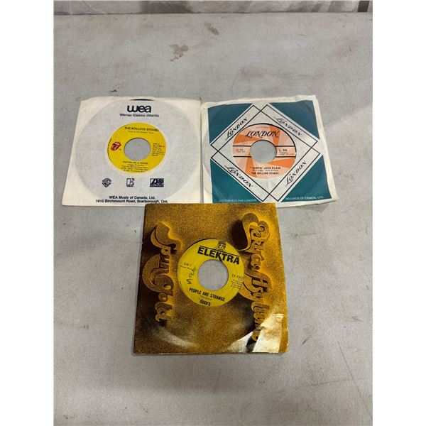 Rolling Stones and doors 45's