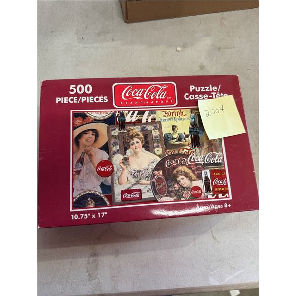 Sealed Coca-Cola puzzle