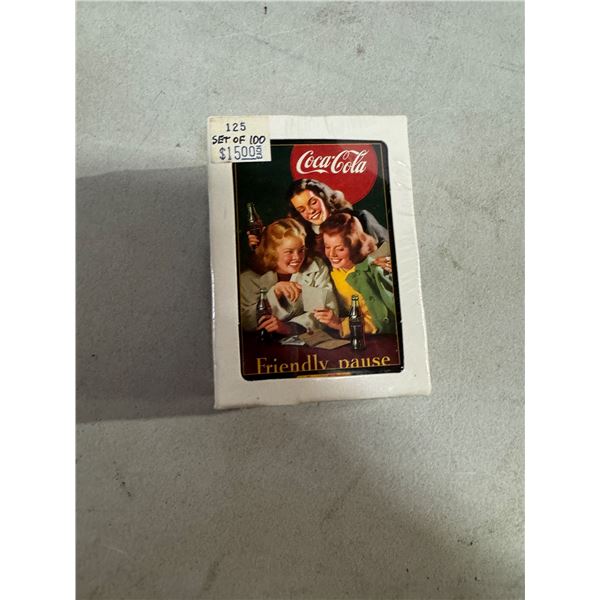 Coca-Cola set of 100 sealed collector cards