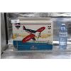 Image 1 : Chevron Travel Air model R Airplane coin bank in