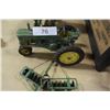 Image 1 : John Deere Die Cast Tractor & Disc Metal Models