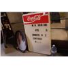 Image 1 : Coca Cola plastic menu board