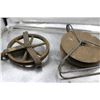 Image 2 : Vintage strap on roller skates, pulleys