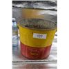Image 1 : Shell Oil Company  pail