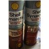 Image 2 : Shell Oil & transmission fluid Cans