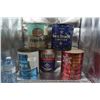 Image 1 : Assorted antifreeze metal Cans