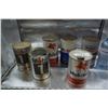 Image 1 : 6- Assorted Mobil tins