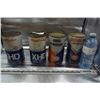 Image 4 : 4- Gulf assorted  Motor oil cans