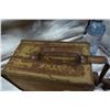 Image 3 : Antique Square metal gas can with spout