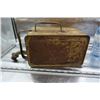 Image 4 : Antique Square metal gas can with spout