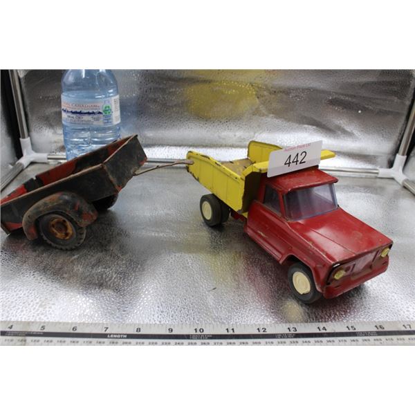 Tonka Dump truck and trailer