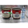 Image 1 : 2- Esso products Metal Cans