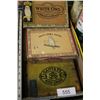 Image 1 : Vintage Assorted cigar boxes