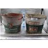 Image 1 : 2- B/A petrolium products metal  pails