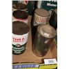 Image 5 : Assorted  B/A metal  oil cans
