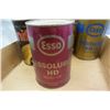 Image 5 : 7-Esso assorted oil cans full