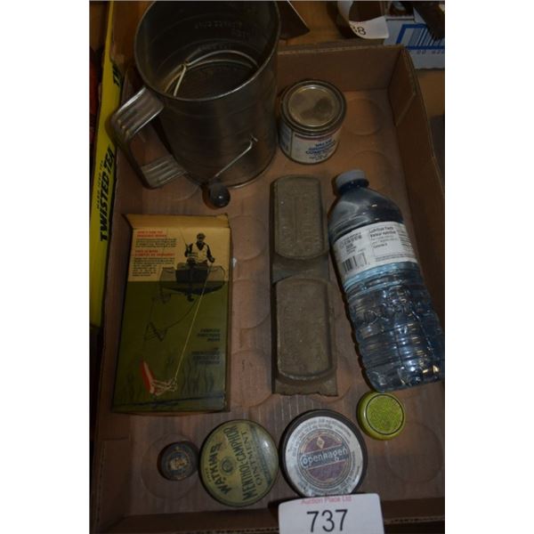 Bromwells measuring sifter, valve grinding