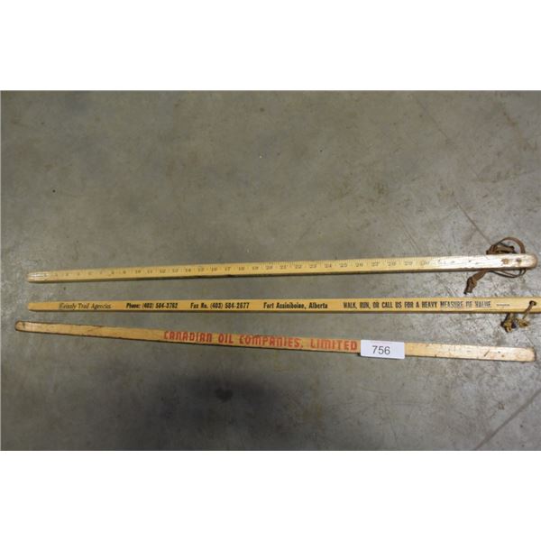 3- Yard sticks