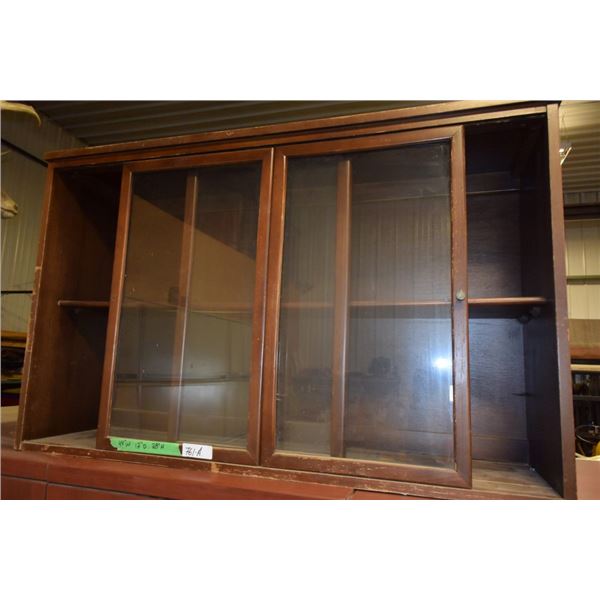 Vintage Display cabinet 44"w x 12"d x 28"h