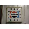 Image 1 : Vintage Pepsi Clock - Light