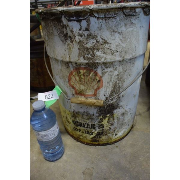 Shell hydraulic Oil, Metal Pail