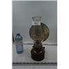 Image 1 : Antique Wall Oil Lamp with Reflector and Holder