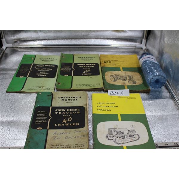 John Deere Original operators manuals