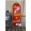 Image 1 : Antique Enamel Coca Cola sign