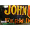 Image 2 : John deere farm implements sign 42"w x 13"h Metal
