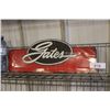 Image 1 : Gates Metal Sign Size: 17.5" x6.5"