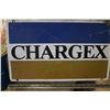 Image 2 : Vintage Metal Chargex Sign Size: 20" x 12"