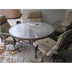PATIO TABLE & 2 CHAIRS