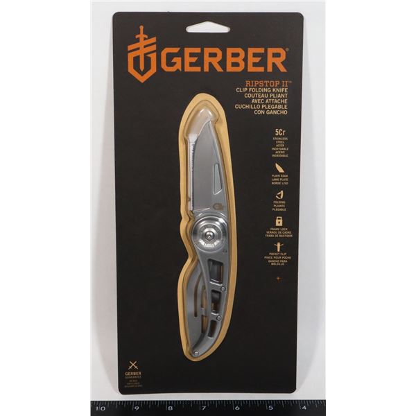NEW GERBER RIPSTOP II CLIP FOLDING KINFE