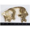Image 1 : VINTAGE HAND PAINTED KITTEN LYING SLEEP FIGURE