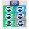 Image 1 : 6 NEW PACKS OF EXCEL SUGAR FREE GUM AND ONE PACK