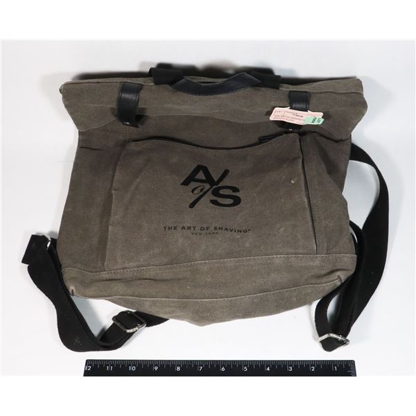 THE ART OF SHAVING NEW YORK BACKPACK BAG The art of shaving new york backpack bag