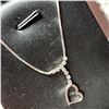 Image 2 : SILVER HEART SHIP WITH CZ NECKLACE