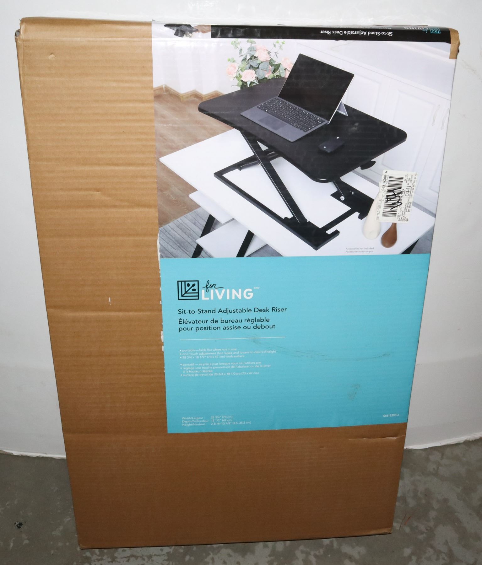 FOR LIVING SIT TO STAND ADJUSTABLE DESK RISER