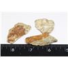 Image 1 : 3 SMALL ROUGH MINERAL FOSSIL GEOLOGICAL SAMPLE