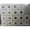 Image 5 : White Binder 5 Cent Collection Plus 4 Silver 5 Cent Coins