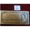 Image 1 : 1954 Canadian $100 Bill