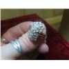 Image 3 : 14K Gold with Diamonds Ladies Sz 7.5 Ring - Total Weight 5.8 gr