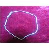 Image 2 : 10K White Gold 7.75" Bracelet - Total Weight 1.2 gr