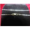 Image 3 : 10K White Gold 7.75" Bracelet - Total Weight 1.2 gr