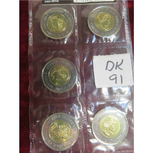 2014 Uncirculated 5 Pack Waitforme Daddy toonie