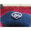 Image 2 : 10K Rose Gold Ring with Diamonds Sz 7 - Total Weight 1.9 gr